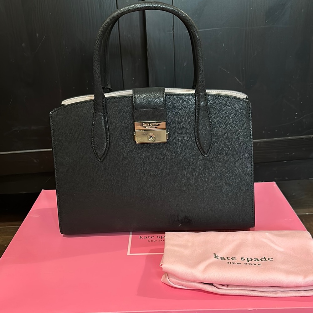 Kate Spade Black Satchel gorgeous very classic